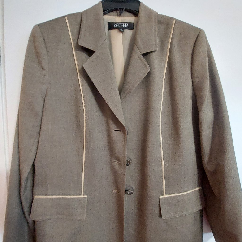 Kasper Brand Brown Pantsuit